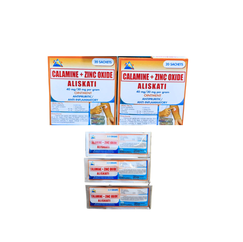 CALMOSEPTINE Calamine+Zinc Oxide 555.7mg/164.5mg/3.5mg Sachet x 1