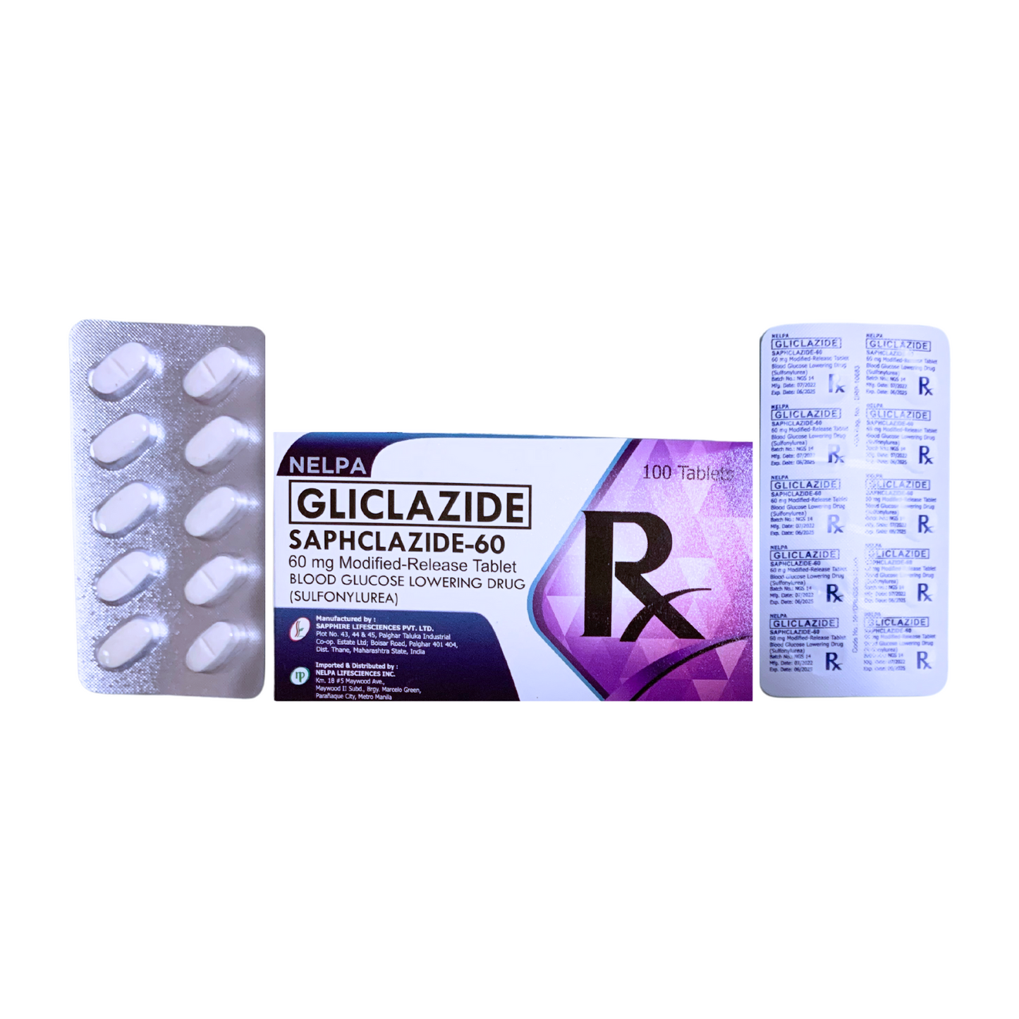 GLUBITOR OD Gliclazide 60mg Tablet x 1