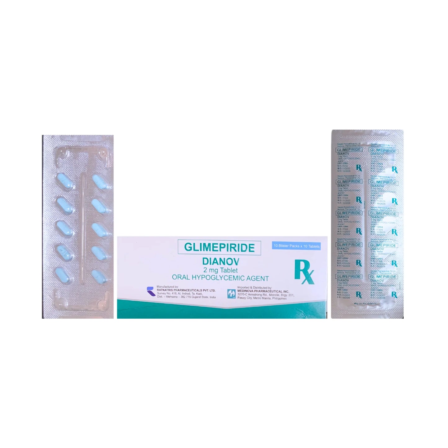 GETRYL Glimeperide 2mg Tablet x 1