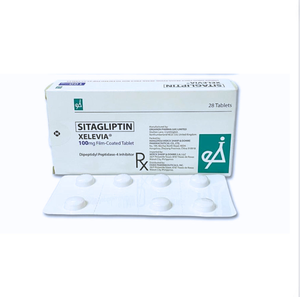 XELEVIA Sitagliptin 100mg. Tablet x 1 – XalMeds