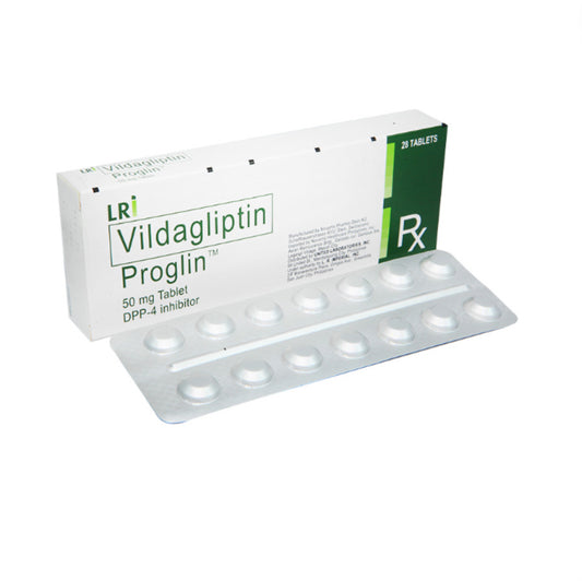 PROGLIN (Vildagliptin) 50mg. Tablet x 1s