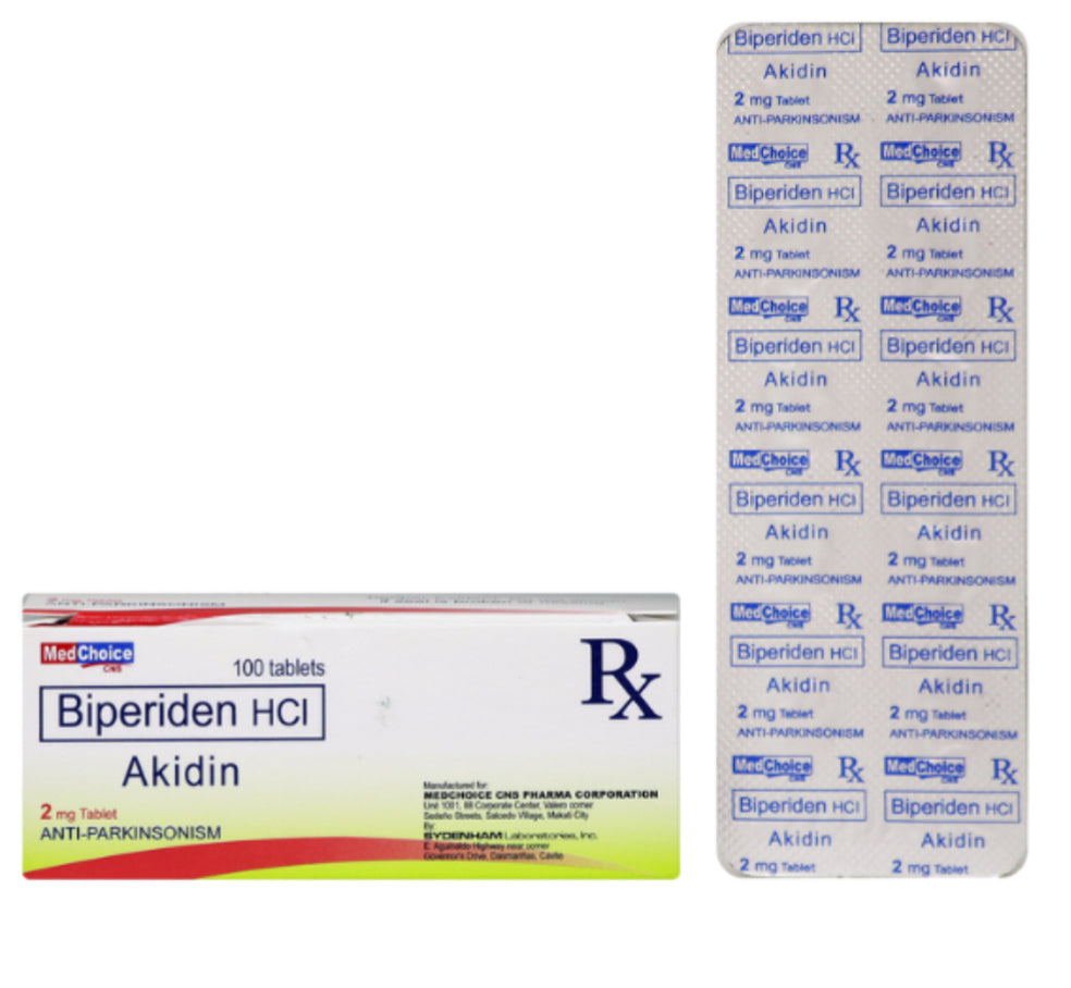 Biperiden 2mg. Tablet