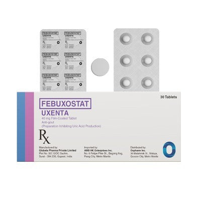 UXENTA  Febuxostat 40mg Tablet x 1