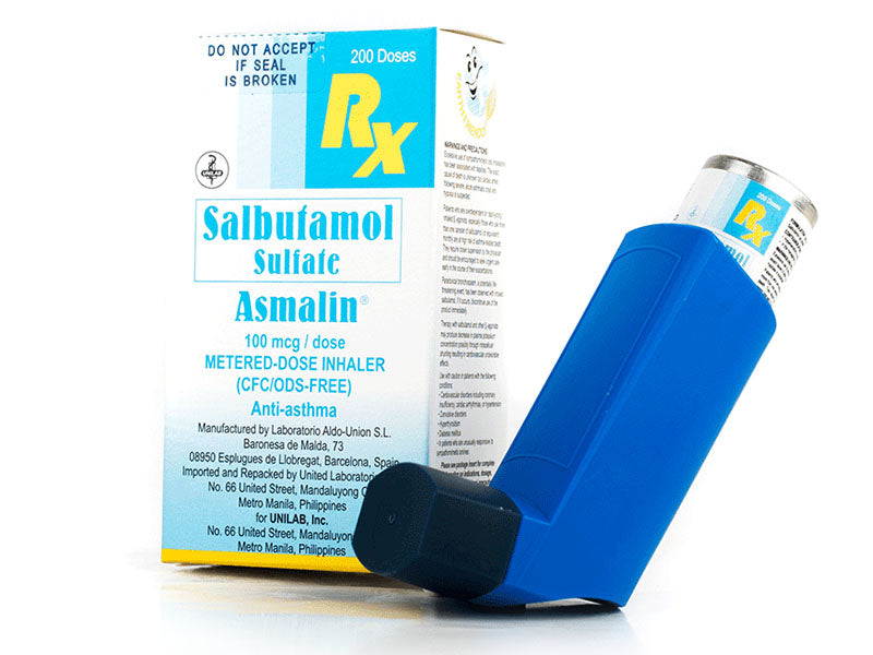 ASMALIN Inhaler Salbutamol 100mcg/Actuation 200 Actuations x 1