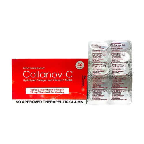 Hydrolyzed Collagen and Vitamin C Tablet 650mg/70mg