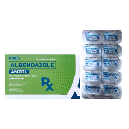 Albendazole 400mg Chewable Tablet x 1