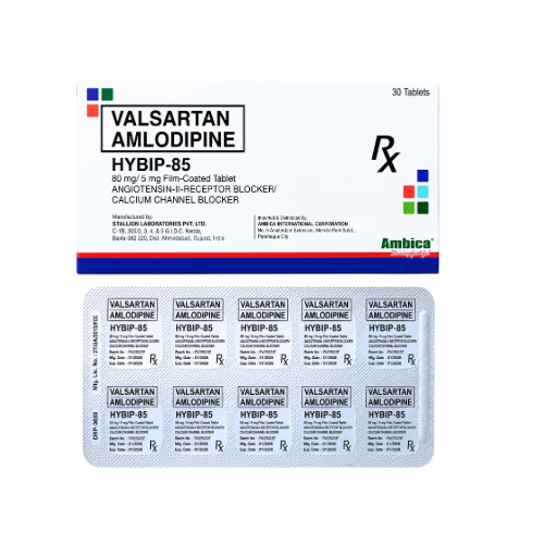 Exforge (Amlodipine + Valsartan) 5mg./80mg. Tablet x 1