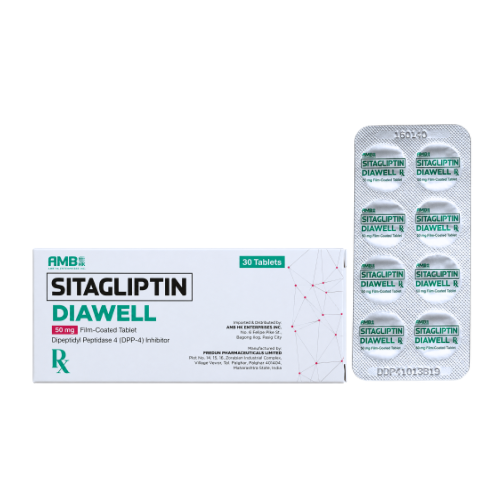 Sitagliptin 50mg. Tablet x 1s