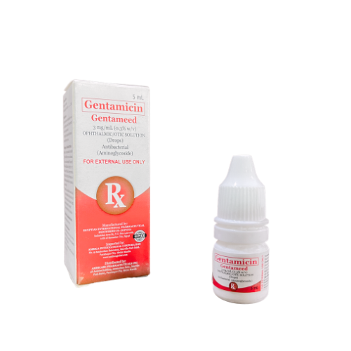 Gentamicin 3mg/ml 5ml. (0.3%) Eye/Ear Ophta/Otic Drops