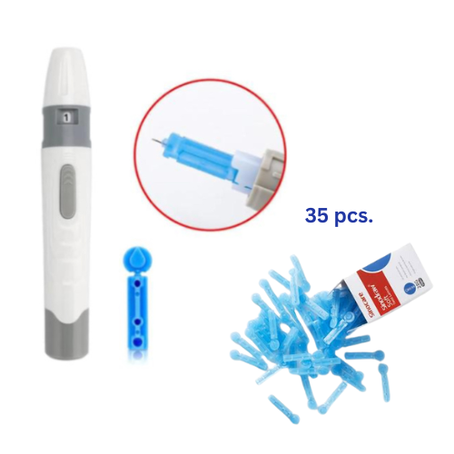 Lancing Pen Device x 1 with Free 10 Lancets