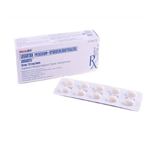Ritemed Losarite (Losartan + Hydrochlorothiazide) 50mg/12.5mg Tablet x 1