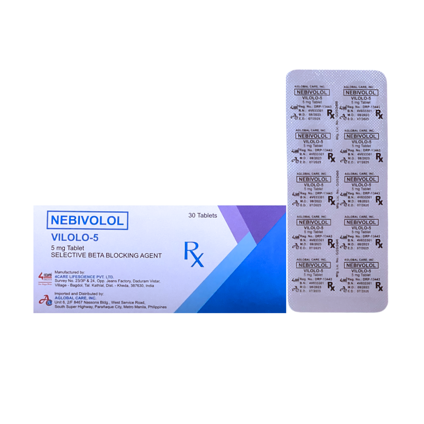 Nebivolol  5mg Tablet x 1s