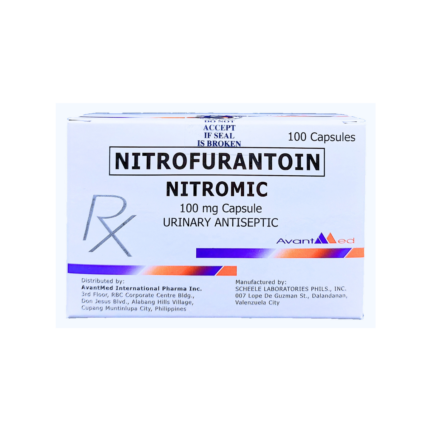 NITROMIC Nitrofurantoin 100mg Capsule x 1