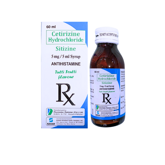 Cetirizine 5mg/5ml Syrup 60ml x 1 (For Metro Cebu Orders and Metro Manila Lalamove Deliveries Only)