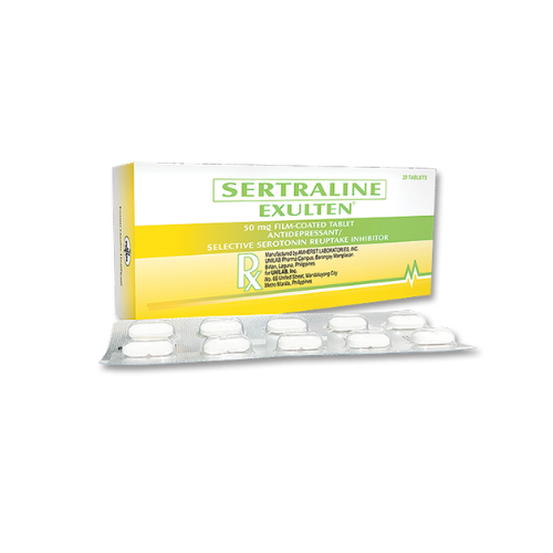 EXULTEN (Sertraline) 50mg Tablet x 1