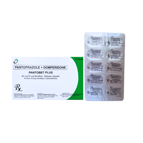 PRAZOLE PLUS Pantoprazole+Domperidone 40mg/30mg Tablet x 1