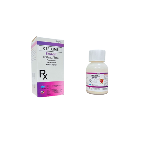 Cefixime 100mg/5ml Suspension 60ml bottle x 1