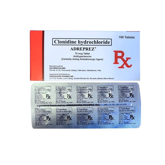 Clonidine 75mcg Tablet x 1