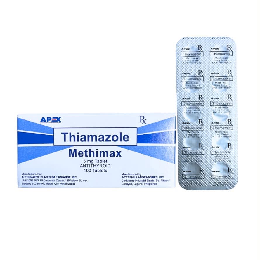 Thiamazole aka: Methimazole 5 mg Tablet