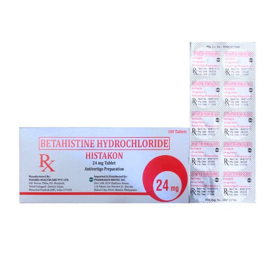 Betahistine 24mg Tablet x 1