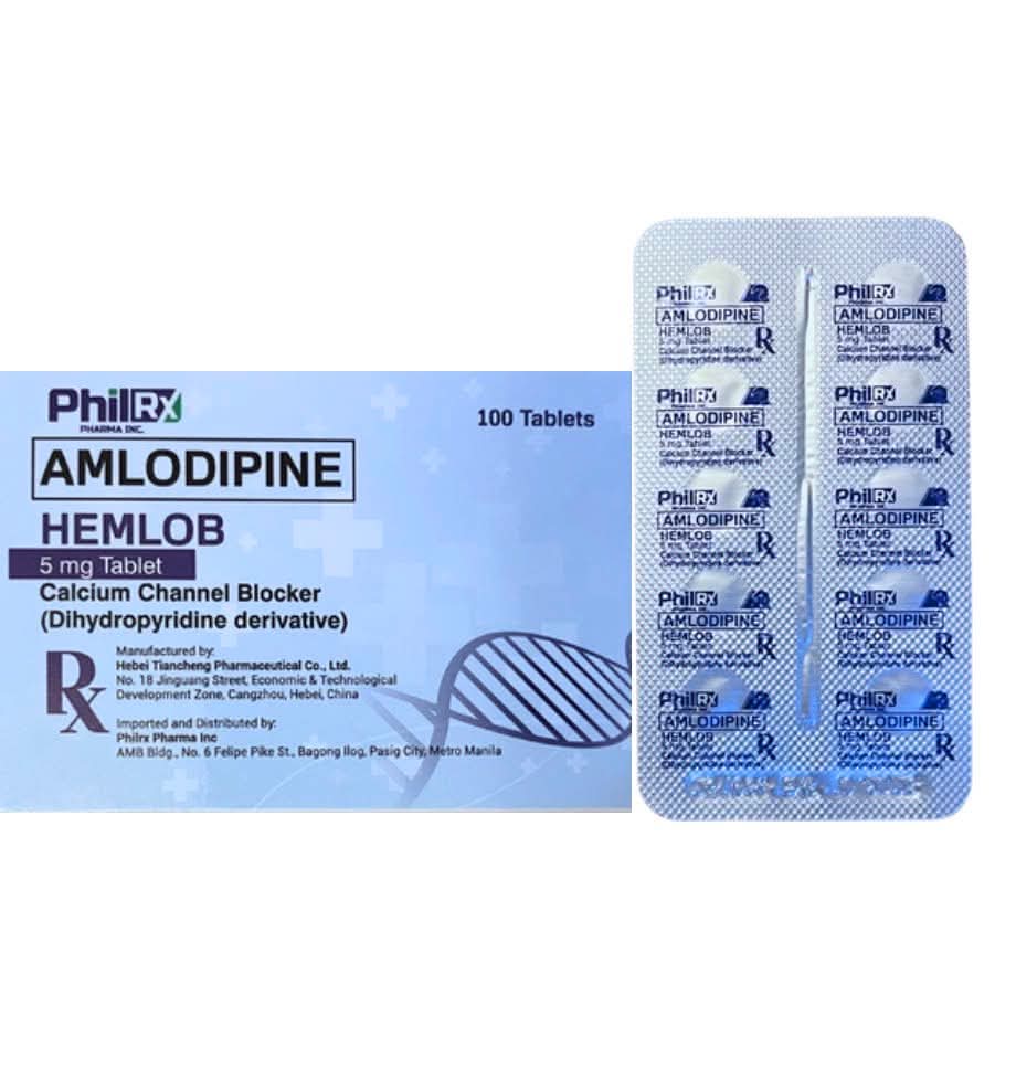 Amvasc (Amlodipine) 5mg. Tablet x 1