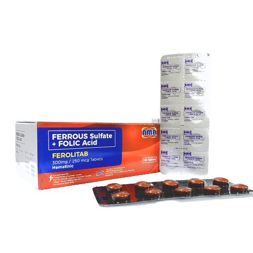 Ferrous Sulfate + Folic Acid + Vitamin B Complex Capsule x 1s