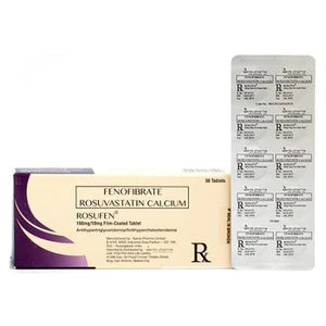 ROSUFEN Fenofibrate + Rosuvastatin 160mg/10mg Tablet x 1