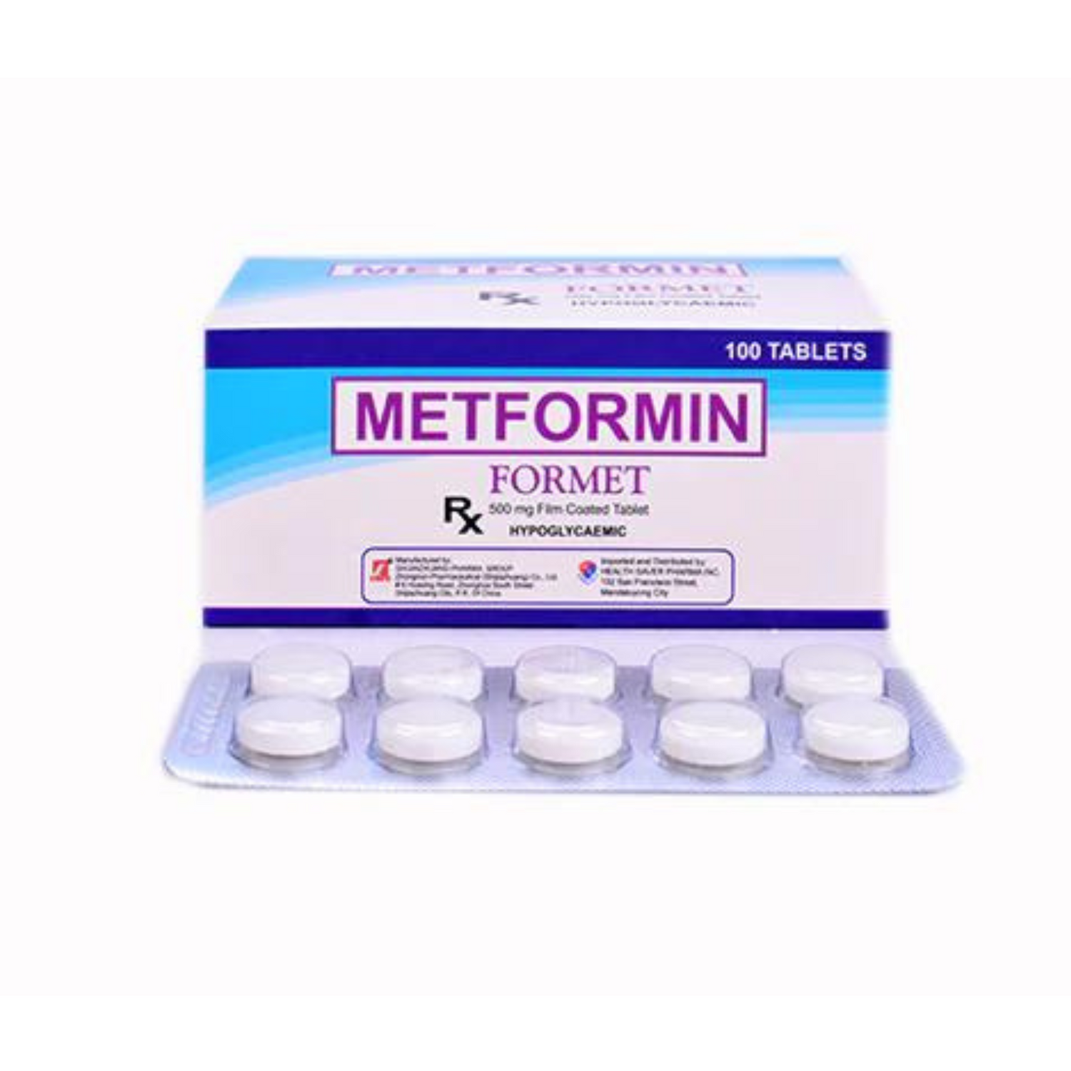 Metformin 500mg Tablet X 1 Xalmeds 