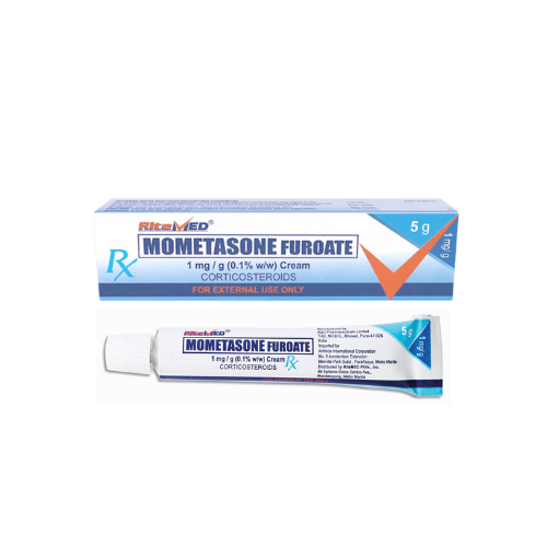 RITEMED Mometasone 1mg./g. (0.1%) Topical Cream 5mg. x 1 Tube