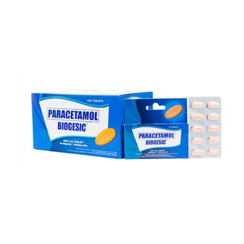 BIOGESIC Paracetamol 500mg Tablet x 1