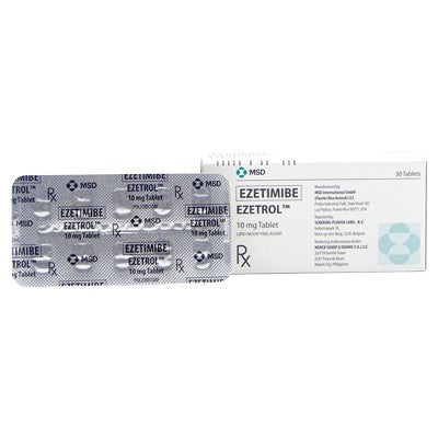 EZETROL Ezetimibe 10mg Tablet x 1