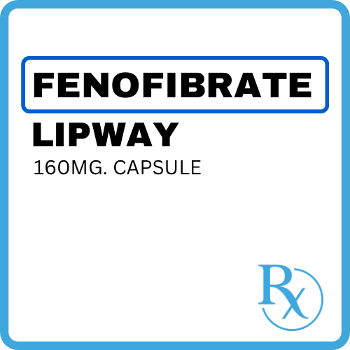 LIPWAY ( Fenofibrate ) 160mg Capsule x 1
