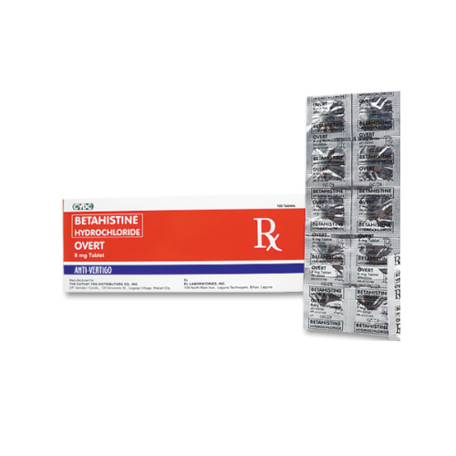 OVERT Betahistine 8mg Tablet x 1