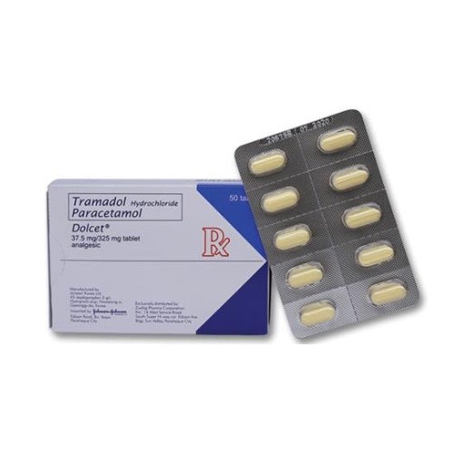 DOLCET ( Paracetamol + Tramadol ) 325mg/37.5mg Tablet x 1