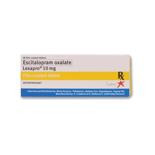 LEXAPRO Escitalopram 10mg Tablet x1