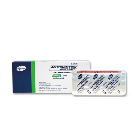 ZITHROMAX ( Azithromycin ) 500mg Tablet x 1