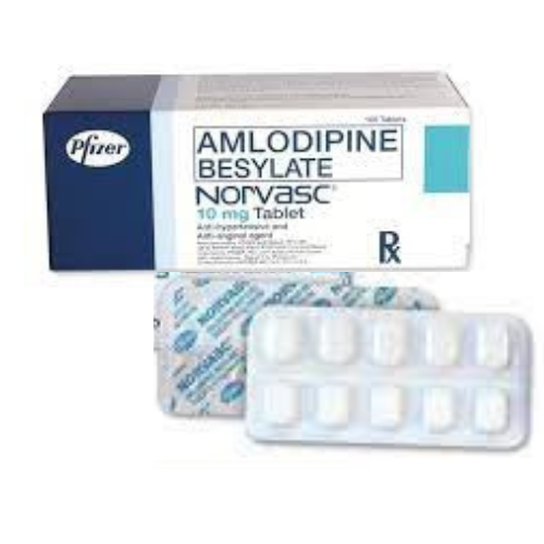Norvasc (Amlodipine) 10mg. Tablet x 1