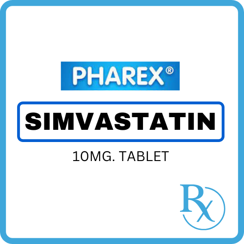 PHAREX Simvastatin 10mg. Tablet x 1