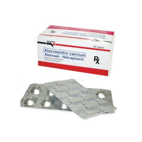 ATORVAST - NATRAPHARM (Atorvastatin) 20mg.Tablet x 1