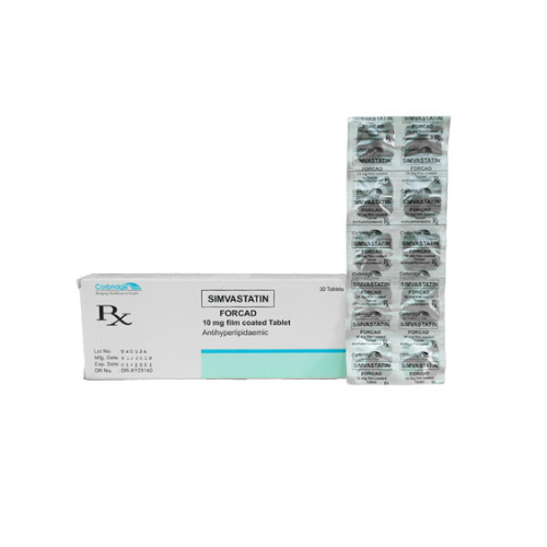 FORCAD Simvastatin 10mg. Tablet x 1