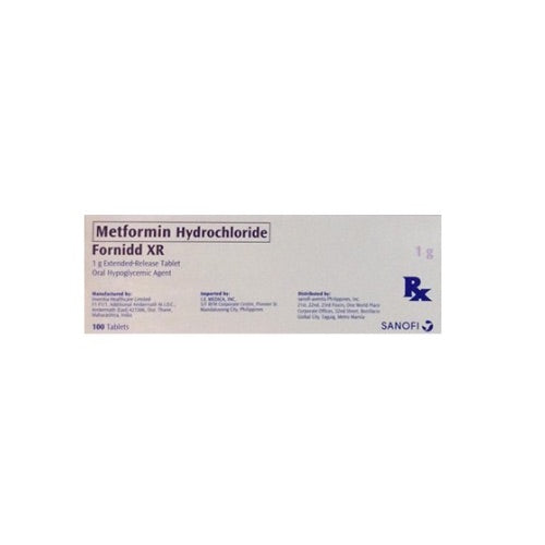 FORNIDD XR Metformin 1g Tablet x 1