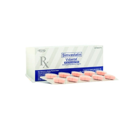 VIDASTAT Simvastatin 40mg Tablet x 1