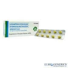 Kenzar Plus (Losartan + Hydrochlorothiazide) 50mg/12.5mg Tablet x 1