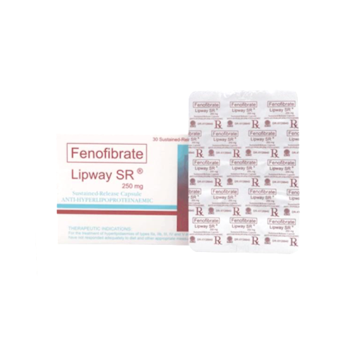 LIPWAY SR ( Fenofibrate ) 250mg Capsule x 1