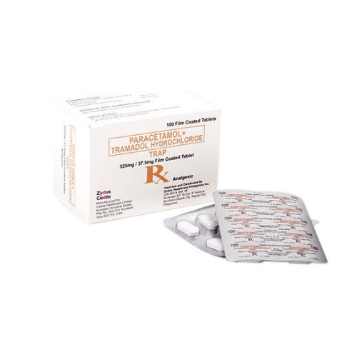 TRAP ( Paracetamol + Tramadol ) 325mg/37.5mg Tablet x 1