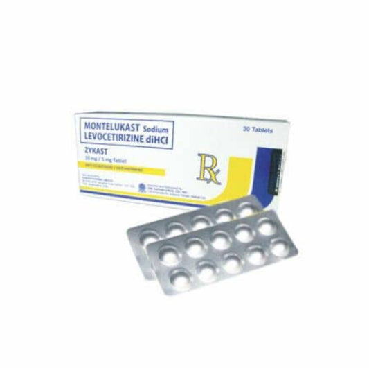 ZYKAST (Levocetirizine + Montelukast) 5mg./10mg.Tablet x 1
