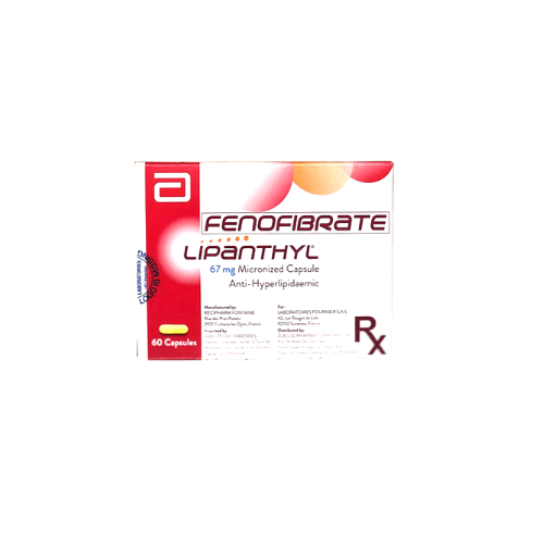 LIPANTHYL ( Fenofibrate ) 67mg Tablet x 1
