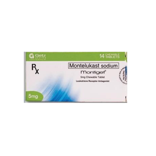 MONTEGET Montelukast 5mg Chewable Tablet x 1