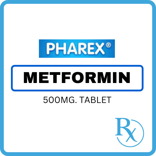 PHAREX Metformin 500mg Tablet x 1