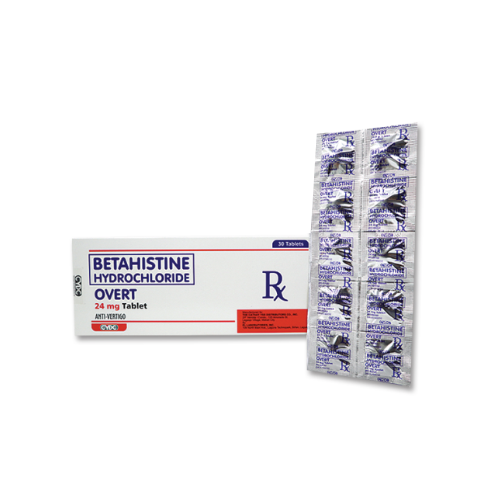 OVERT Betahistine 24mg Tablet x 1